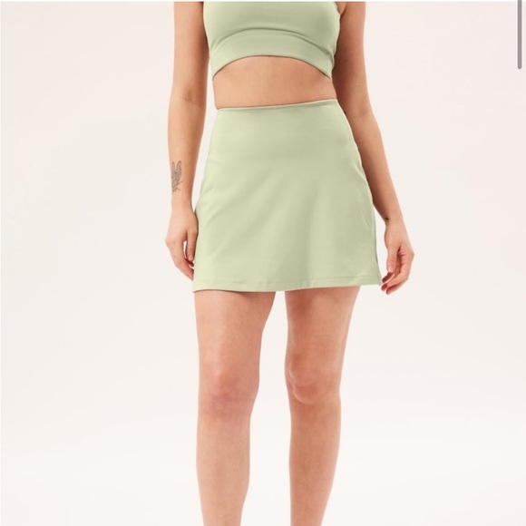 girlfriend collective Dresses & Skirts - Girlfriend Collective Sport Skirt Matcha